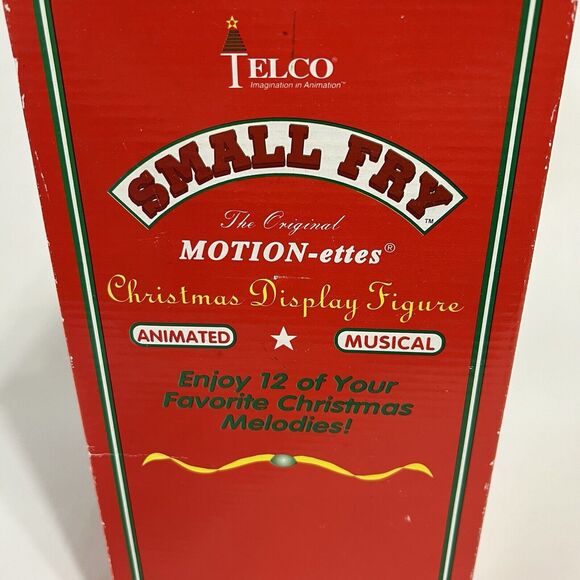 TELCO Christmas Small Fry Motionette Musical Animated Girl With Bell UNTESTED - Picture 5 of 11